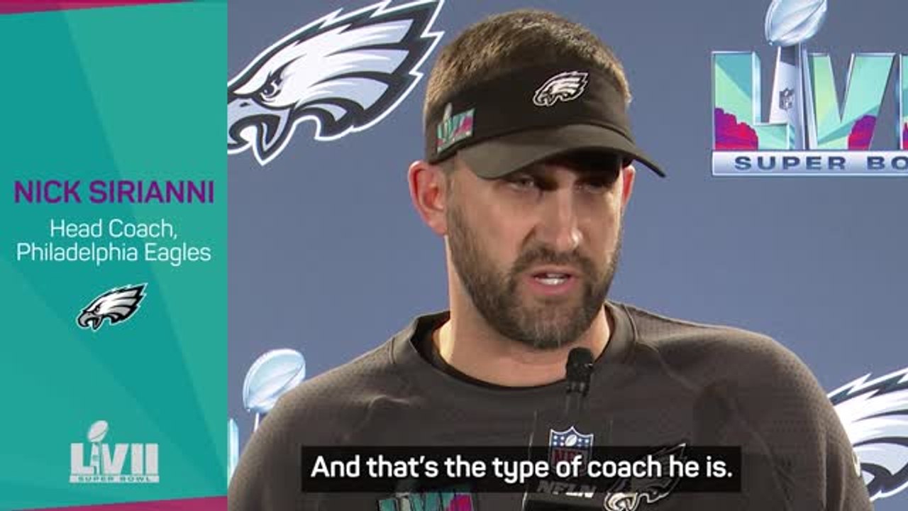 Eagles coach Sirianni not bitter about being re...