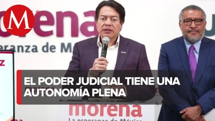 Mario Delgado celebra que presidenta de SCJN defienda autonomía del Poder Judicial