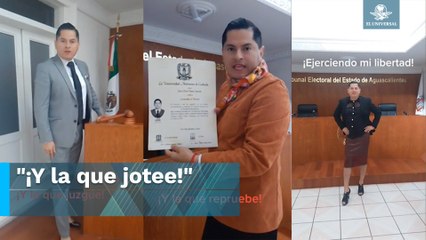 Magistrade no binarie de Aguascalientes explica a críticos uso del pleno para grabar TikToks