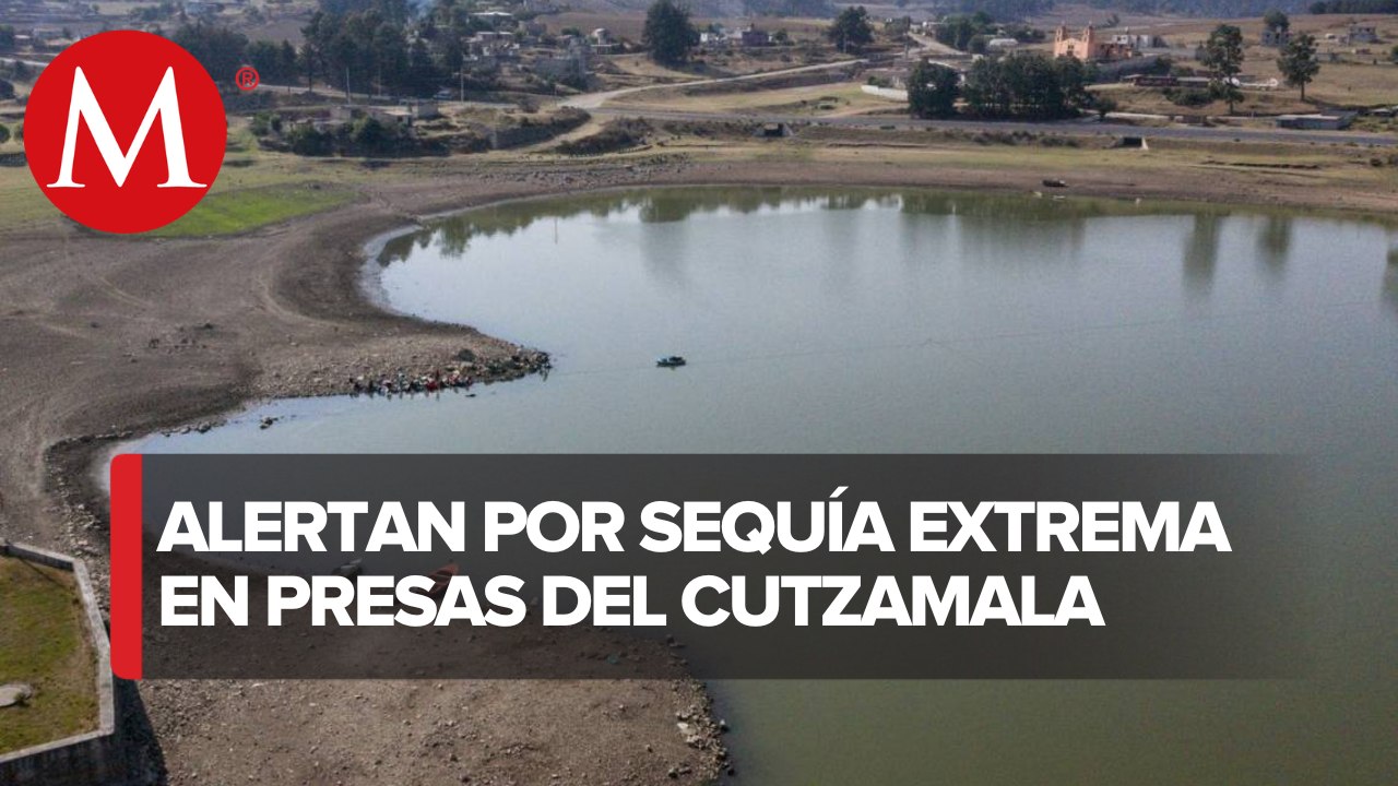 Aumenta sequía en presas del Cutzamala; reportan el nivel más bajo de los últimos 27 años