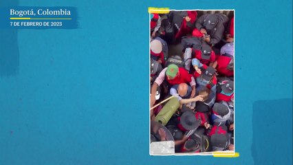 Docentes del departamento del Cauca intentan tomarse el Capitolio