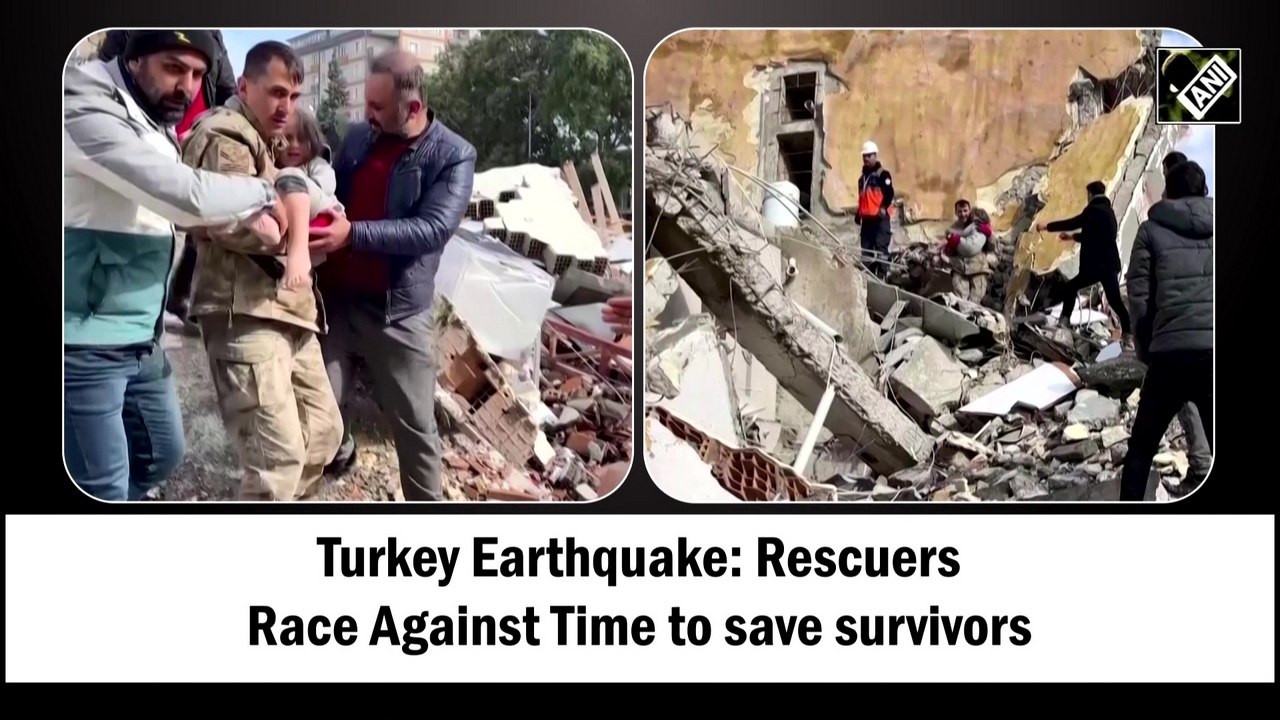 Turkey earthquake: Rescuers race against time to save survivors
