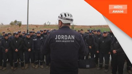Misi Bantuan Gempa | Jordan hantar 99 anggota penyelamat dan lima doktor