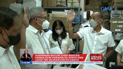 Suspended Bucor Chief Bantag, handa raw harapin sa korte ang lahat ng akusasyon sa kanya | UB