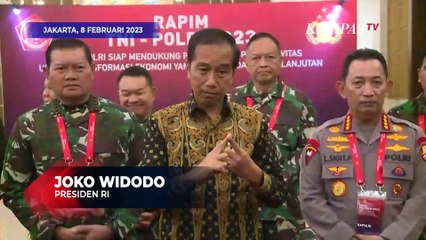 Jokowi Singgung Praktik Tambang Ilegal dalam Rapat Pimpinan TNI dan Polri