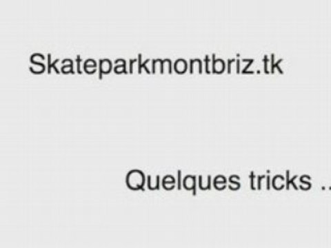 Skateparkmontbriz quelques tricks