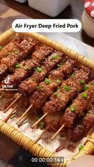 Air deep fried pork