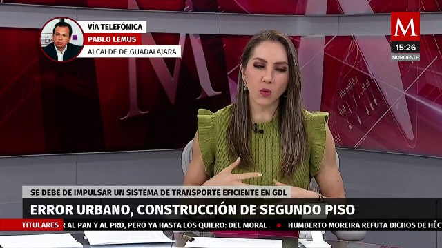 Debemos de pensar en apostarle al transporte público; alcalde de Guadalajara, Pablo Lemus