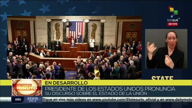 Presidente de los Estados Unidos pronunció su discurso sobre el Estado de la Unión