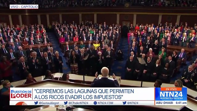 Biden en discurso sobre el Estado de la Unión: “Republicanos quieren tomar la economía de rehén”