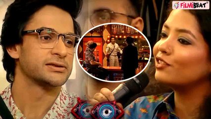 Bigg Boss 16 ; Tina से रिलेटेड सवालों से इरिटेट Shalin मीडिया के सामने ही भिड़े Stan से | FilmiBeat