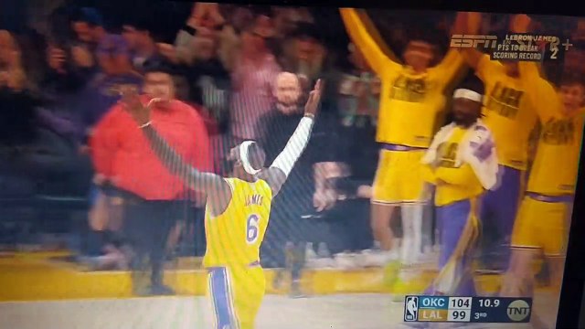 Lebron James se convierte en el máximo anotador de todos los tiempos en la NBA / Lebron James becomes the NBA's all-time leading scorer