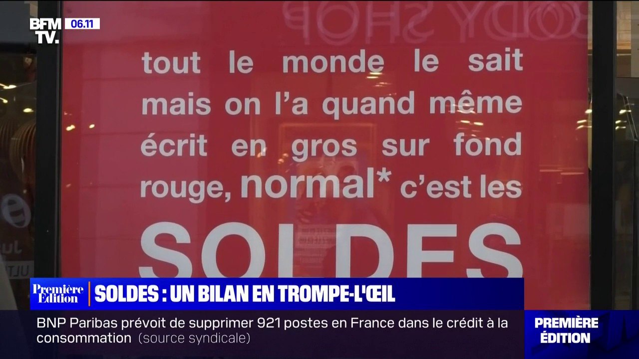 Inflation, achats en ligne, seconde main...le bilan des soldes est mitigé