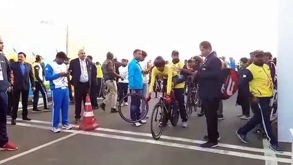 खेलो इंडिया यूथ गेम्स रोड साइक्लिंग वीडियो