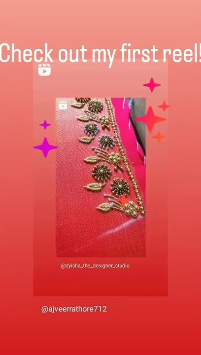 Aari hend wark tutorial