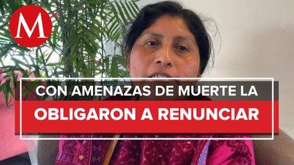 En Chiapas, alcaldesa de Aldama denuncia que fue amenazada para renunciar al cargo