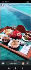 بدر خلف ينشر فيديو من شهر العسل ويتلقى اتهامات بشرب الخمر
