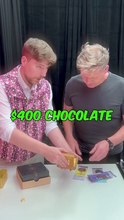 Gordon Ramsay Tries Most Expensive Chocolate Bar!