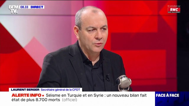 Mobilisation contre la réforme des retraites: Laurent Berger reconnaît une baisse par rapport au 31 janvier