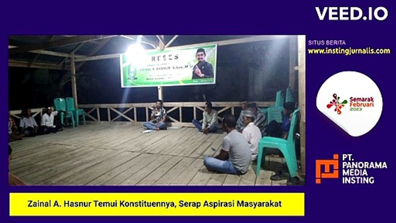 Zainal A. Hasnur (ZAH), Temui Konstituennya, Serap Aspirasi Masyarakat