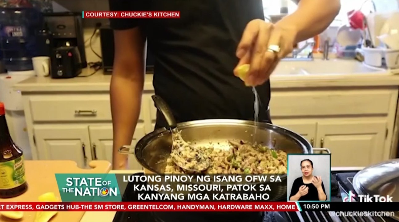 Lutong Pinoy ng isang OFW sa Kansas, Missouri, patok sa kanyang mga katrabaho | SONA