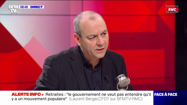Retraites: Laurent Berger favorable à la contribution des très hauts revenus au bien commun
