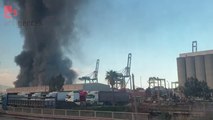 İskenderun Limanı'ndaki yangın üçüncü günde devam ediyor