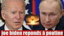 Joe Biden :  les frappes sur Kiev relèvent de la 
