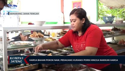 Скачать видео: Harga Bahan Pokok Naik, Pedagang Kurangi Porsi hingga Naikkan Harga