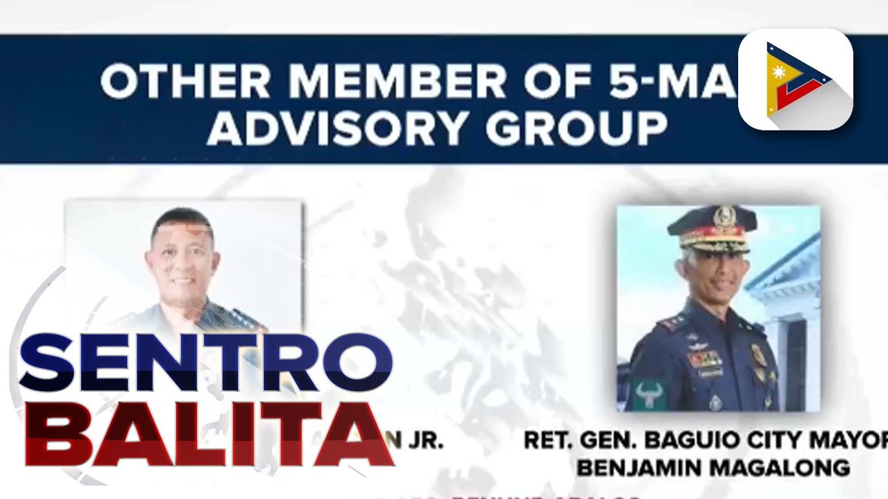 5-man advisory group na sasala sa courtesy resignations sa PNP, kumpleto na ayon kay DILG sec. abalos