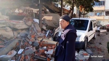 Serhan Asker çektiği videoyu paylaştı: Nurdağ'ını görünce depremin boyutunu daha iyi anladım