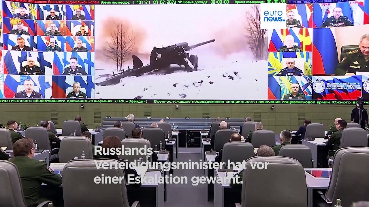 Russischer Verteidigungsminister warnt vor 'unvorhersehbarer Eskalation des Konflikts'