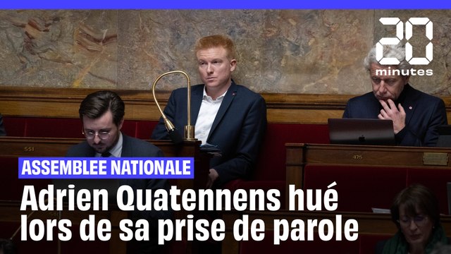Adrien Quatennens hué à l'Assemblée nationale