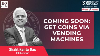 RBI To Launch QR Code-Based Coin Vending Machine: RBI Governor