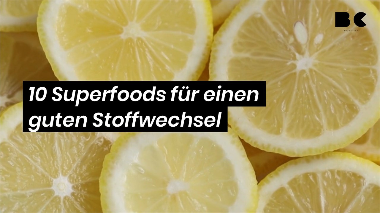 10 superfoods für einen guten stoffwechsel