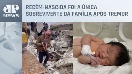 Bebê nasce nos escombros e é resgatado na Síria