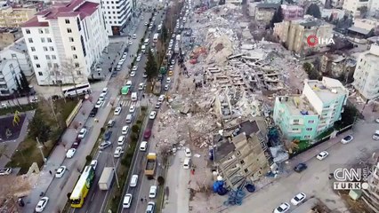 Скачать видео: Adıyaman’da yıkılan yapılar havadan görüntülendi