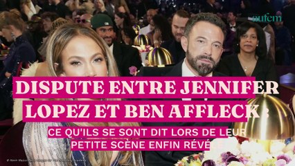 Dispute de Jennifer Lopez et Ben Affleck : ce qu'ils se sont dit lors de leur petite scène, enfin dévoilé