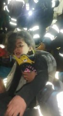 5 YAŞINDAKİ YAĞMUR 41, 2 YAŞINDAKİ MİKAİL 43'ÜNCÜ SAATTE KURTARILDI