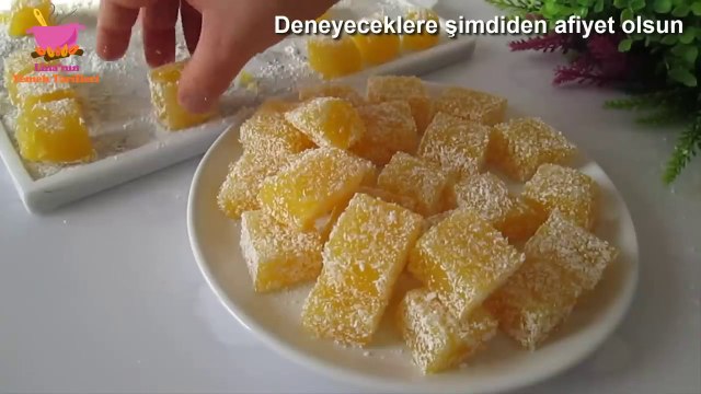 Doğal LOKUM Tarifi Evde Orijinal Türk lokumu nasıl yapılır ❗ Tüm PÜF Noktalarıyla❗Portakallı lokum