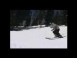 Josh Foster Skiing the Cliff at Big White Ski Resort