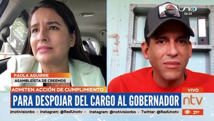 Justicia admitió acción de cumplimiento para que Camacho “sea apartado del cargo” de gobernador de Santa Cruz