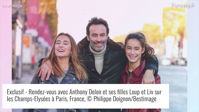 Anthony Delon : Sa fille Loup, en mini-top et cuir, s'éclate avec sa soeur Alyson... un bel anniversaire !