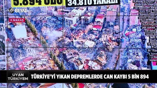 Uyan Türkiyem 8 Şubat 2023 Kahramanmaraş Depremi Özel Yayını