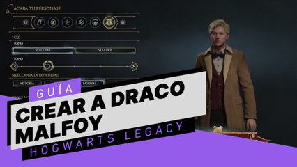 Guía para Crear a Draco Malfoy en Hogwarts Legacy 🧙‍♂️