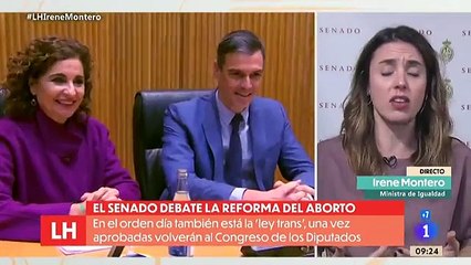 El descaro absoluto en TVE de Irene Montero con el 'Sí es sí': "La ley está bien hecha"