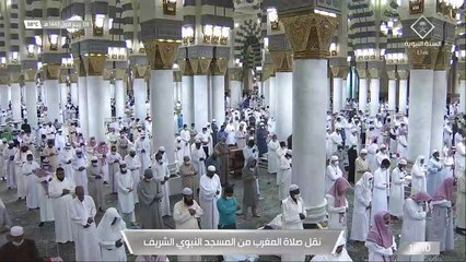 صلاة المغرب من المسجد النبوي الشريف - تلاوة الشيخ خالد بن سليمان المهنا