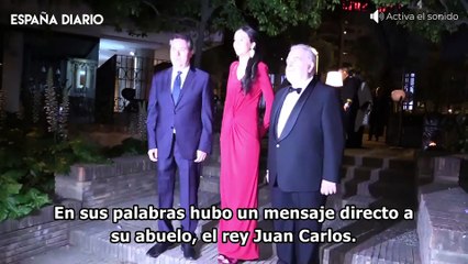 Don Juan Carlos recibe un mensaje de su nieta: ‘Una bonita herencia’