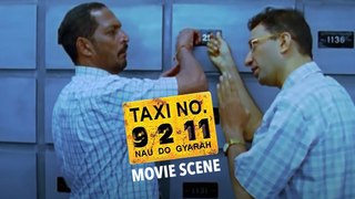 Nana Patekar's Smart Move | Taxi No. 9211 | Movie Scene