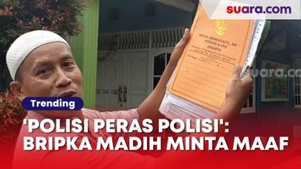 Drama Kasus 'Polisi Peras Polisi': Borok Diumbar, Bripka Madih Peluk Pak Haji sambil Minta Maaf